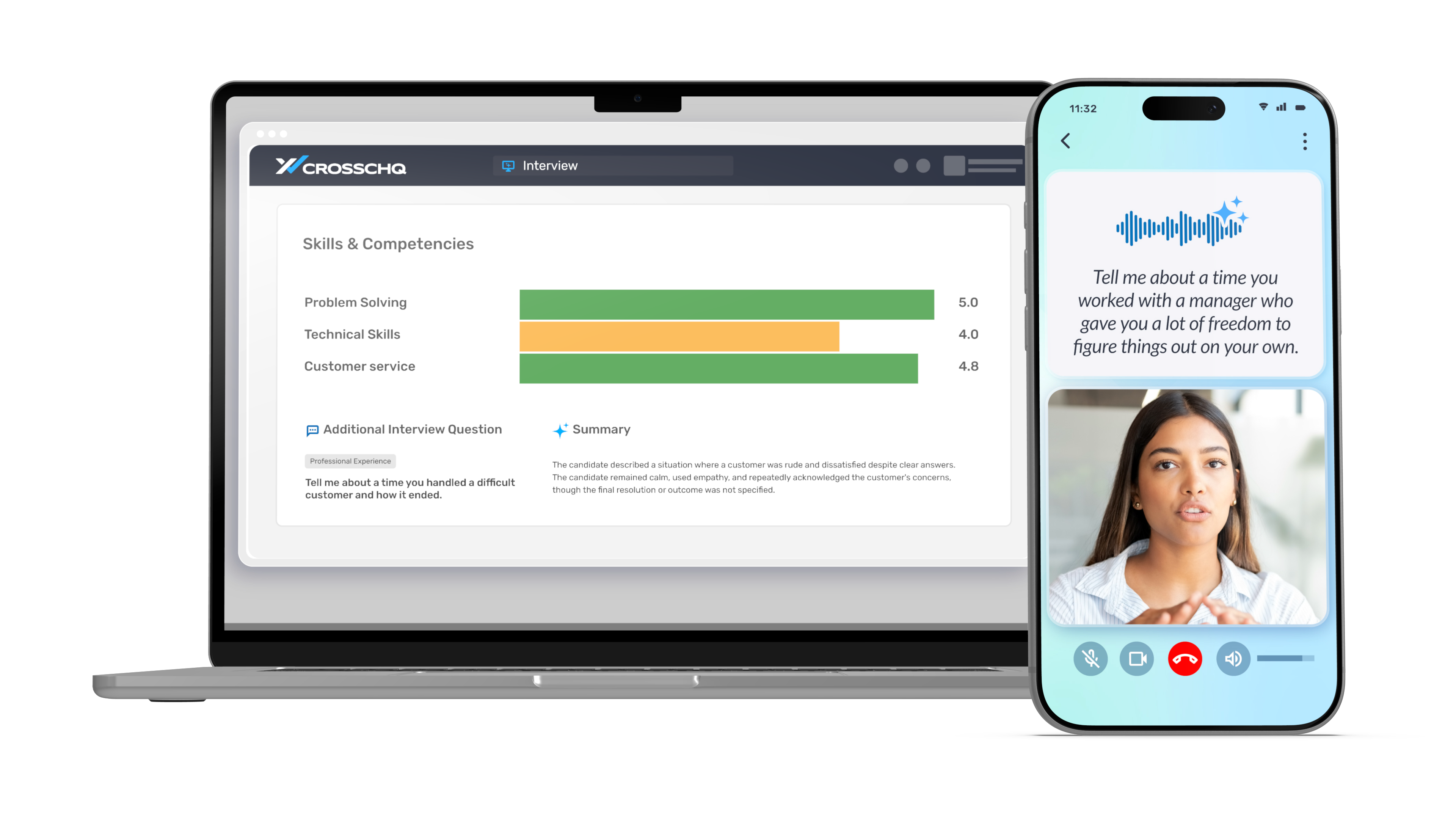 AI Interviews by Crosschq