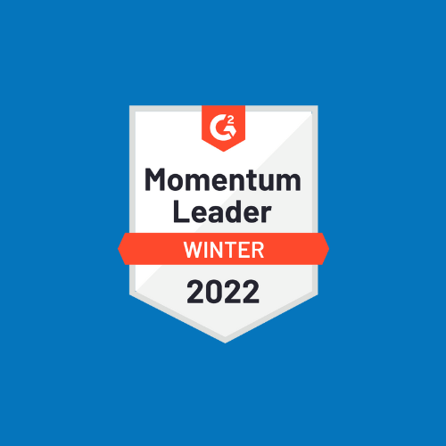 G2 Momentum Leader Winter, Recruiting Software 2022