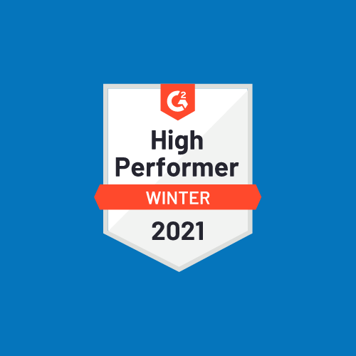 G2 High Performer Winter, Recruiting Software 2021