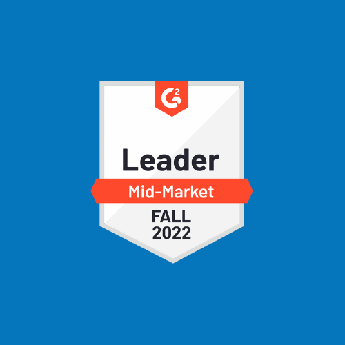 G2 Leader Mid-Market Fall, Recruiting Software 2022