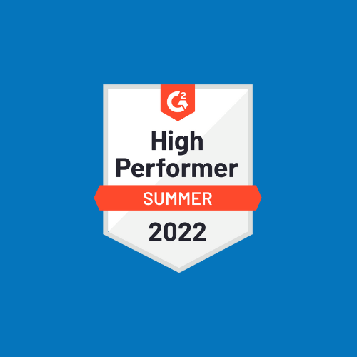 G2 High-Performer, Recruiting Software, 2022