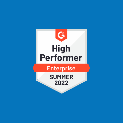 G2 High Performer Enterprise Summer, Recruiting Software, 2022