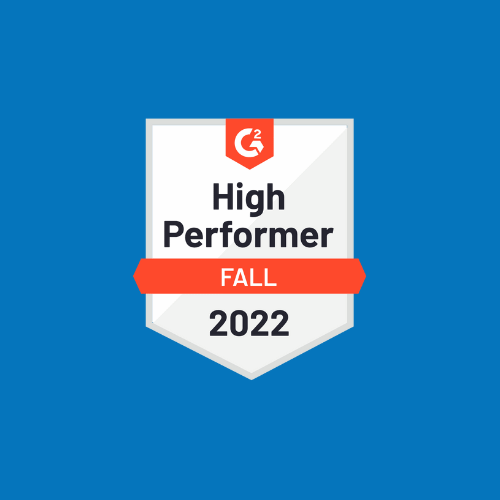 G2 High Performer Fall, Recruiting Software 2022